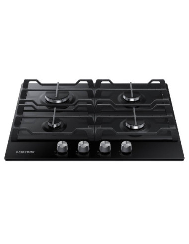 Cubierta de Empotrar Samsung 4 Puestos Gas Natural Vidrio Templado Negro NA64C3010AK/CO 3