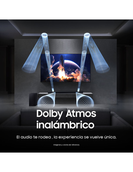 Barra de Sonido Samsung 3.1.2 Canales con Subwoofer HW-Q600H/ZL