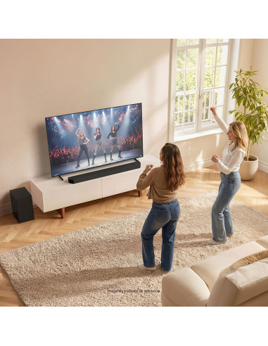 Barra de Sonido Samsung 3.1.2 Canales con Subwoofer HW-Q600H/ZL