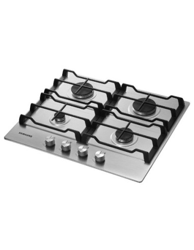 Cubierta de Empotrar Samsung 4 Puestos Gas Natural Acero Inoxidable NA64C3020AS/CO 3