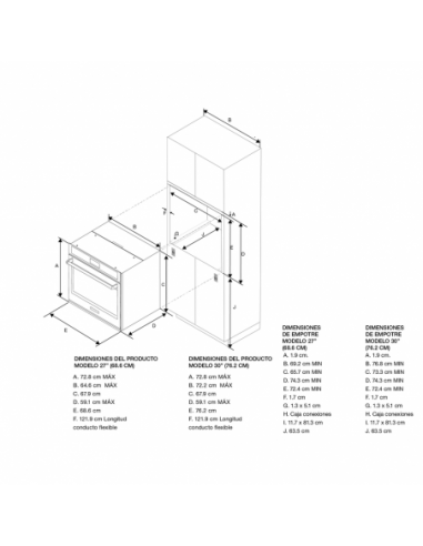 Horno KitchenAid de 30” con...