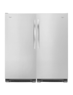 Combo Whirlpool Sidekicks Nevera Whirlpool 503 litros WSR57R18DM + Congelador Whirlpool 503 litros Gris WSZ57L18DM