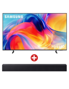 Combo Samsung Televisor 75" Mini led 4K Ultra HD IA UN75M75HAKXZL + Barra de Sonido 2.0 canales Bluetooth HW-B400F/ZL