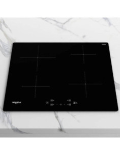 Cubierta de Inducción Whirlpool 60cm Vitrocerámica Negro ACM807BA 6 2