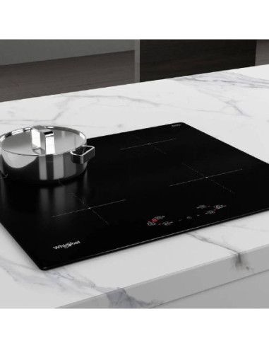 Cubierta de Inducción Whirlpool 60cm Vitrocerámica Negro ACM807BA 4
