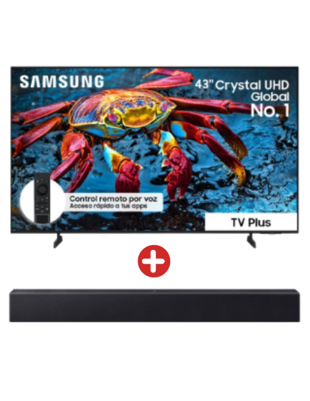 Televisor Samsung 43 pulgadas Crystal UHD 4K Smart UN43U8500HKXZL