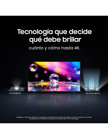 Combo Samsung Televisor 43 pulgadas Mini led 4K Ultra HD IA UN43M75HAKXZL + Barra de Sonido 2.0 canales Bluetooth HW-B400F/ZL