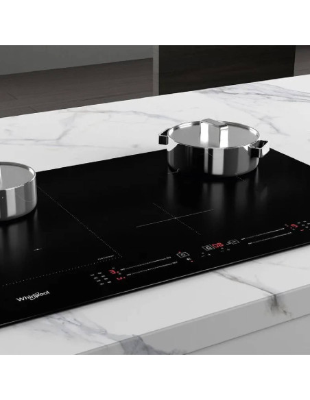 Cubierta de Inducción Whirlpool 77 cm Vitrocerámica FlexiCook Negra ACM708NE 7