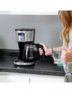 Cafetera Black + Decker 12 Tazas Programable Negra | CM1331SALA 2