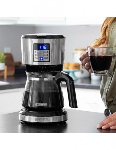 Cafetera Black + Decker 12 Tazas...