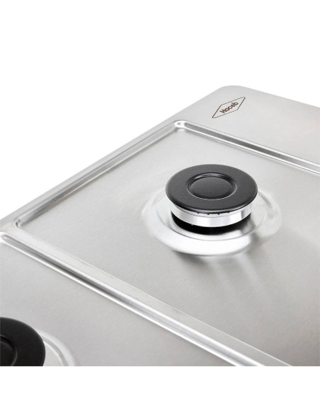 Cubierta de Empotrar Haceb 60X51 CUB TO 6051 INOX PL GN 4