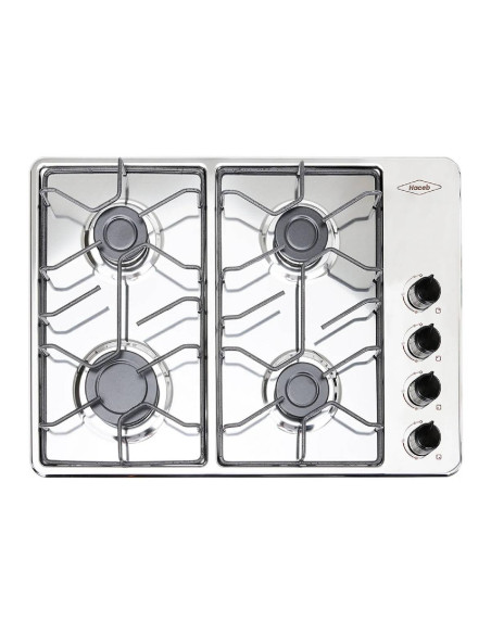 Cubierta de Empotrar Haceb 60X43 CUB TO 6043 INOX AL GN 1