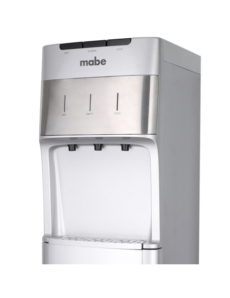 Dispensador de Agua Mabe De Piso 3 llaves Gris EMBL3TGS 4