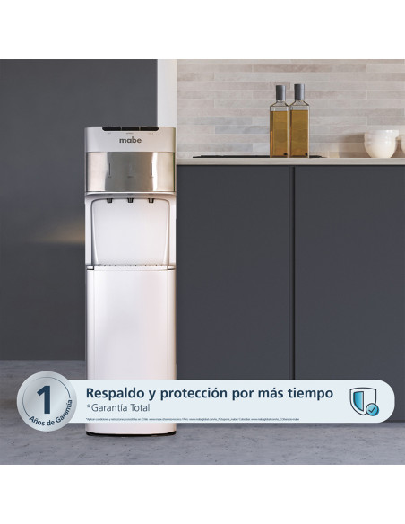 Dispensador de Agua Mabe De Piso 3 llaves Gris EMBL3TGS 5