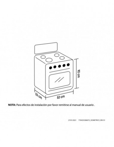 Estufa Haceb 4 Ptos Romero Ultra Gas...
