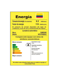 Lavadora Secadora Samsung 18 Kg Carga Frontal con Speed Shot WD18T6000GV/CO 1 2