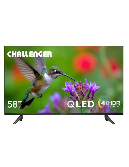 Televisor Challenger 58 pulgadas QLED 4K Smart 58KG290 BT GOOGLETV T2 1