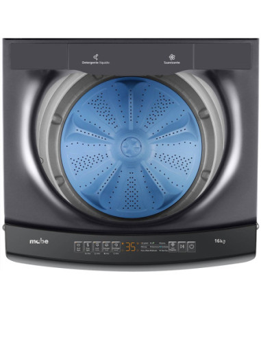 Lavadora Mabe 16 Kg Carga Superior Diamond Gris LMA6120WDGAB0 8