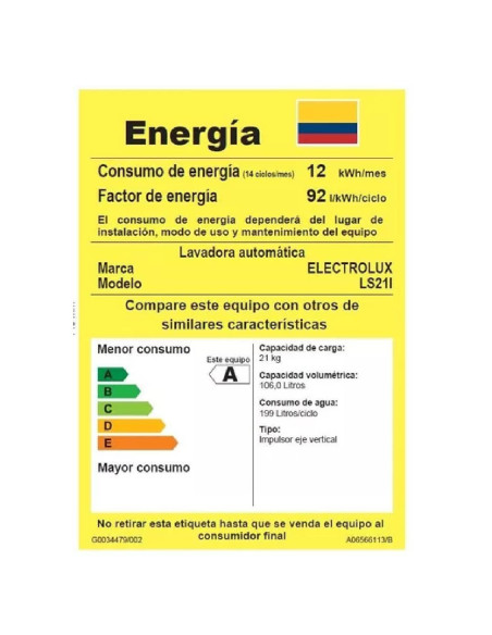 Lavadora Electrolux 21 Kg Carga Superior Impeller Perfect Care Gris LS21I 3
