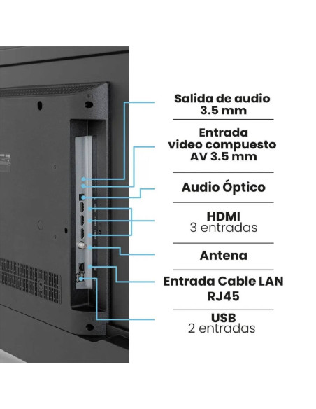 Televisor Challenger 65 pulgadas QLED Google TV 65KG290 BT 2