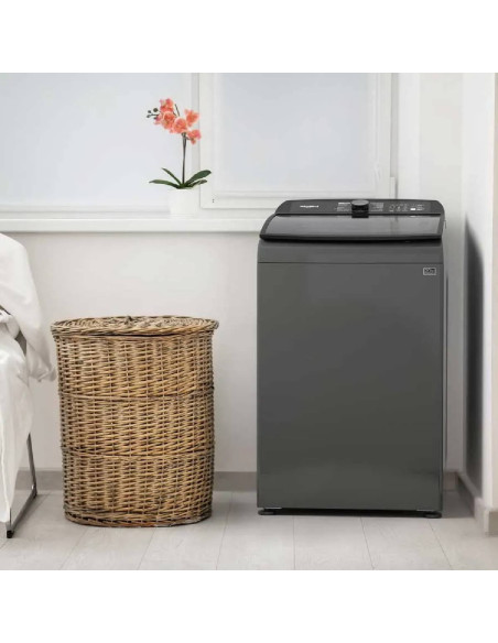 Lavadora Whirlpool 20 Kg Carga Superior con Agitador Xpert Eco Gris WW20WTAHLA 8